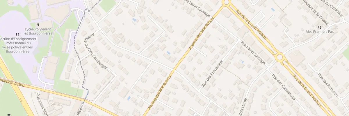 Plan du 30 Rue de la Noë de l’Epinette à Vertou
