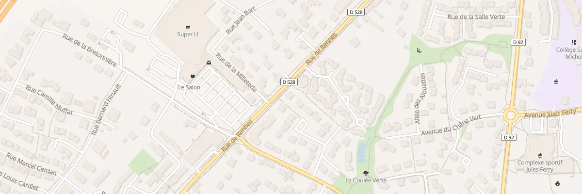Plan du 91 Rue de rennes à Liffré