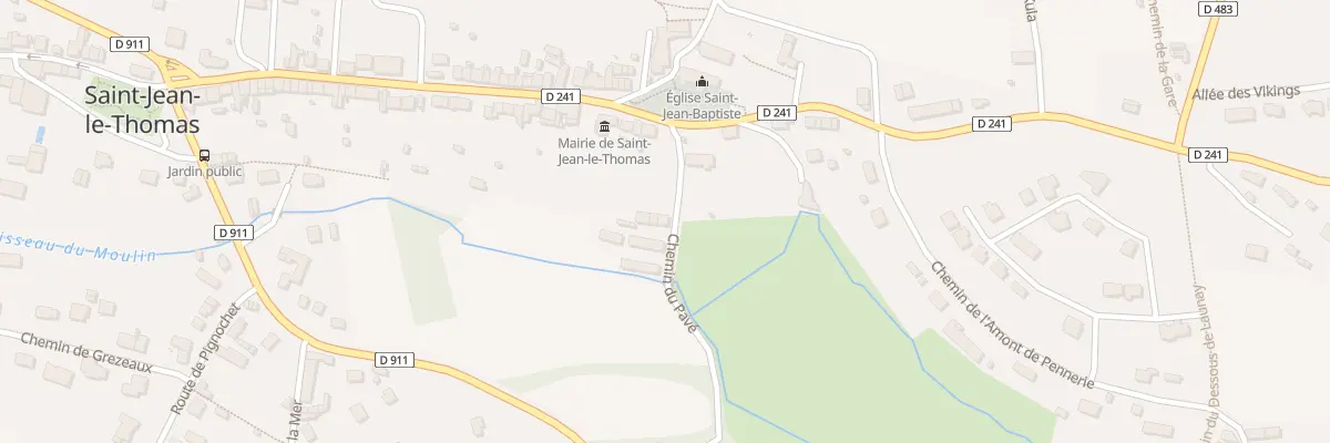 Plan du 9001 Che du Pavé à Saint-Jean-le-Thomas