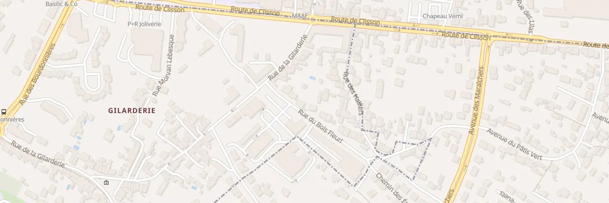 Plan du 5 Rue du Bois Fleuri à Nantes