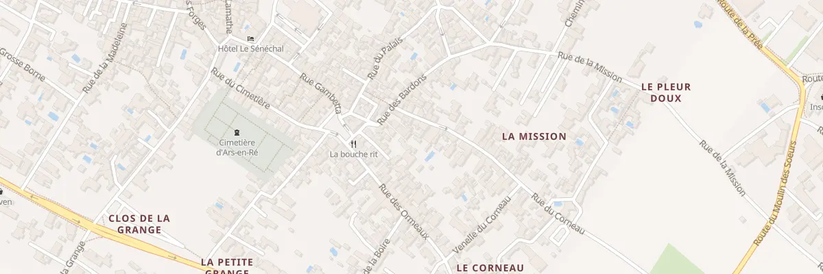 Plan du 10 Rue du Corneau à Ars-en-Ré