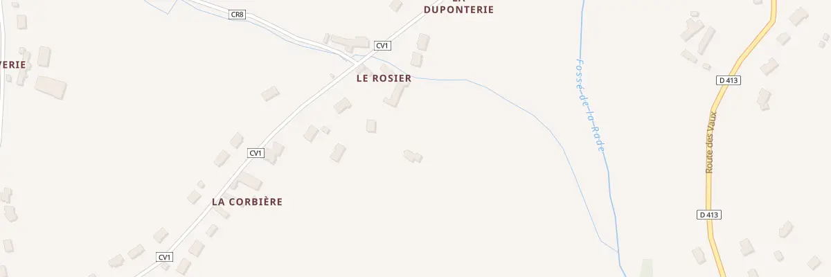 Plan du 60 Rte du Rosier à Digosville