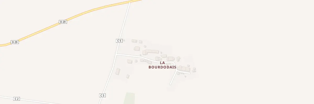 Plan du 111 La Bourdaudais à Treffieux