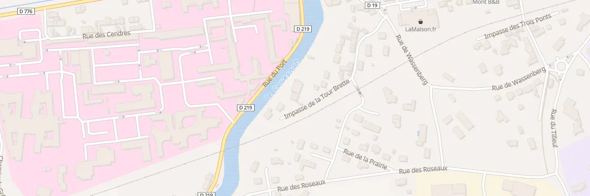 Plan du 8 Imp de la Tour Brette Pontorso à Pontorson