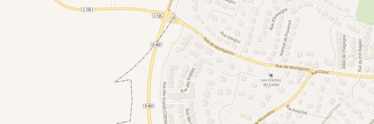 Plan du 6 Rue des Erables à Châteaugiron