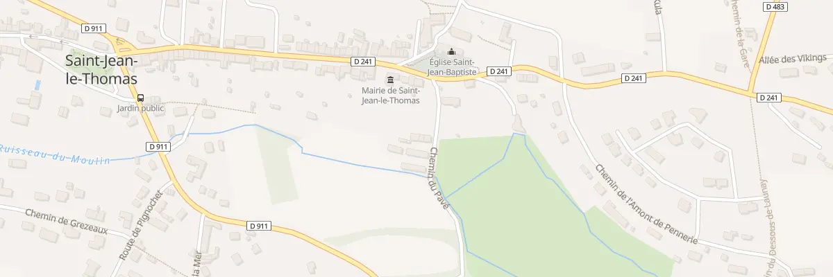 Plan du 9002 Che du Pavé à Saint-Jean-le-Thomas