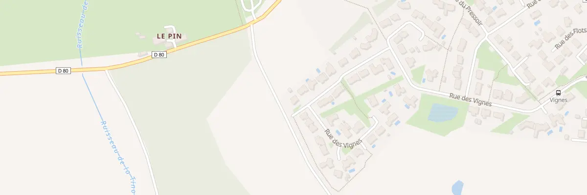 Plan du 38 Rue des vignes à Aubigny-Les Clouzeaux