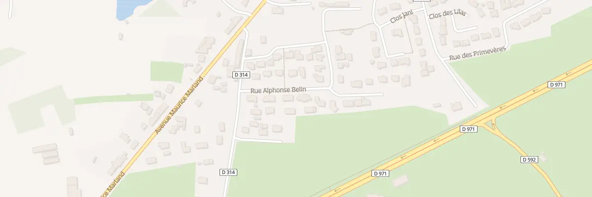 Plan du 12 Rue Alphonse Belin à Bréhal