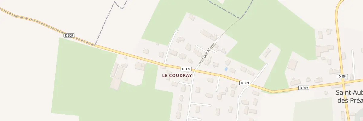 Plan du 430 Rte de la Mer à Saint-Aubin-des-Préaux