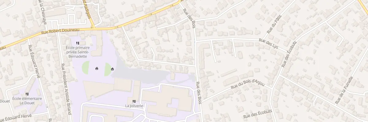 Plan du 25 Rue des Chênes à Saint-Sébastien-sur-Loire