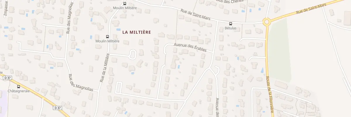 Plan du 7 Av des Erables à Sucé-sur-Erdre