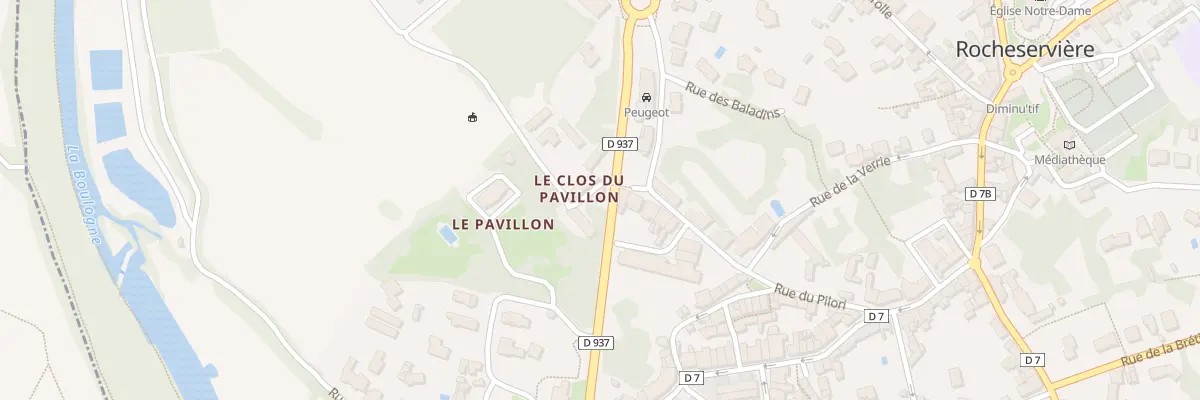 Plan du 13 Rue de rodille à Rocheservière