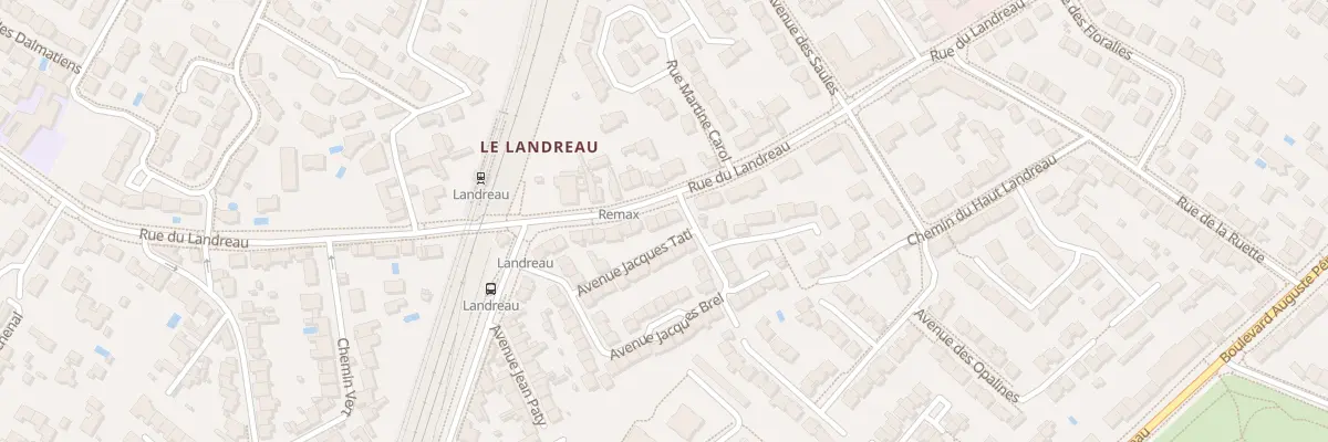 Plan du 64 Rue du Landreau à Nantes