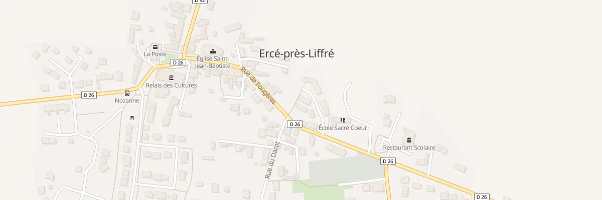 Plan du 7 Res de la Vallée à Ercé-près-Liffré