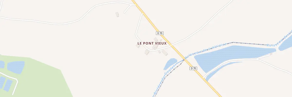 Plan du 3 Le Pont Vieux à Saint-Hilaire-la-Forêt