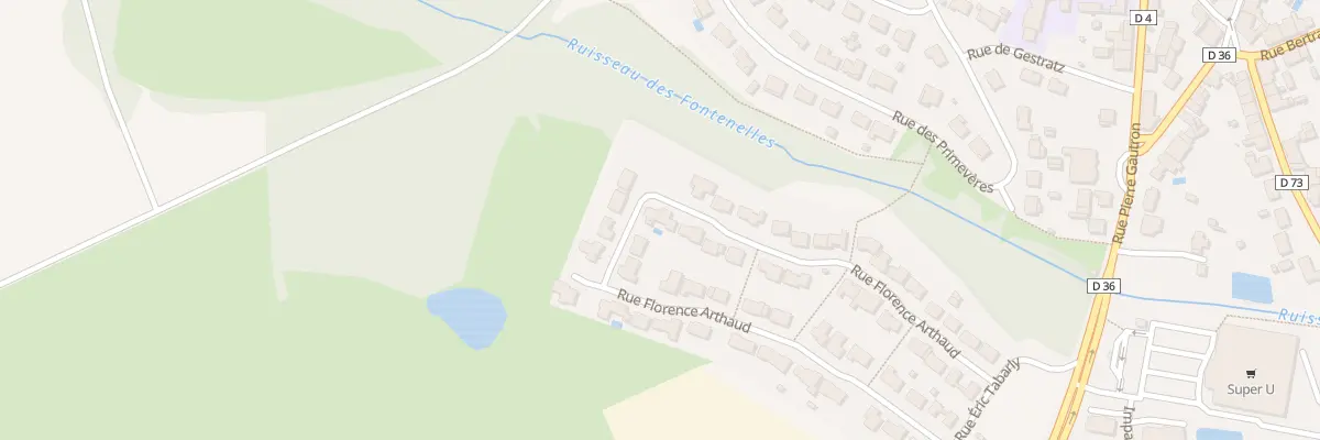 Plan du 25 Rue Florence Arthaud à Nieul-le-Dolent
