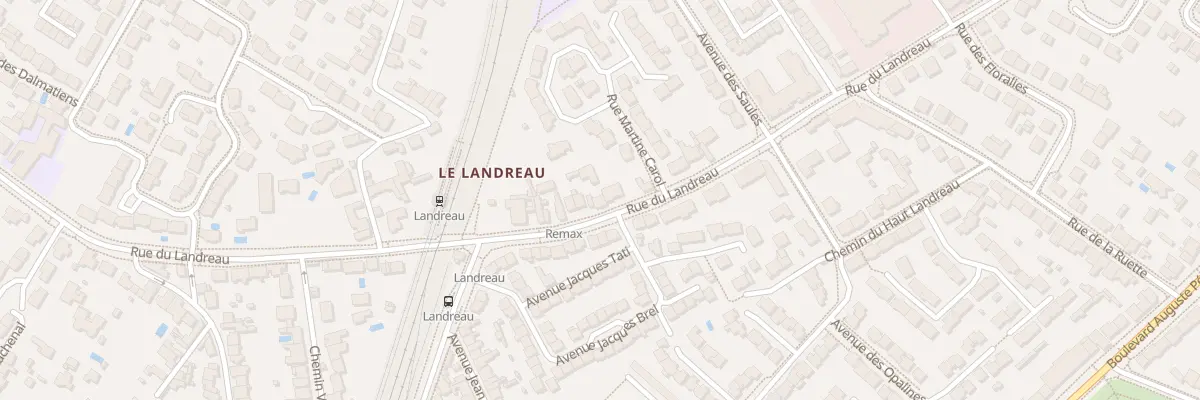 Plan du 73 Rue du Landreau à Nantes