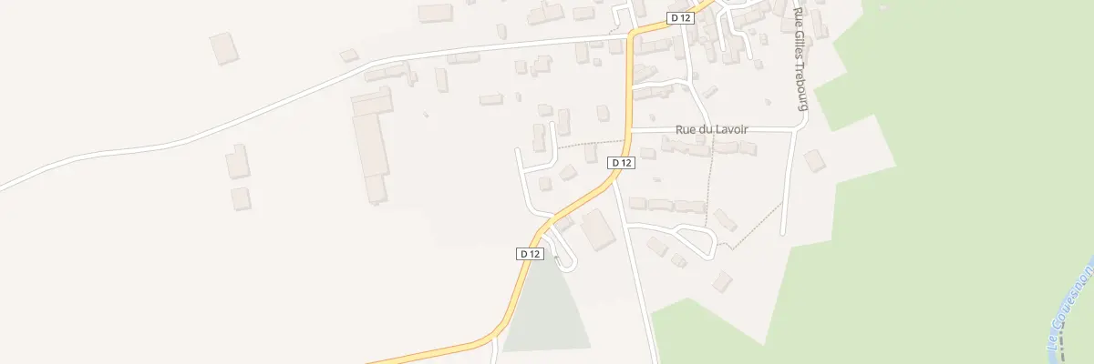 Plan du 2 Rue du Champ Thebault à Rimou