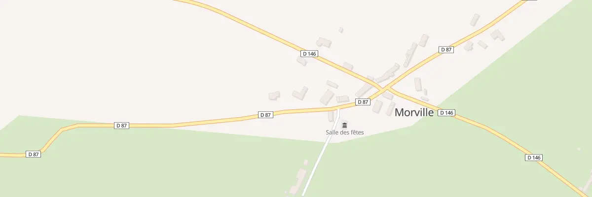 Plan du 8 Rte de Magneville à Morville