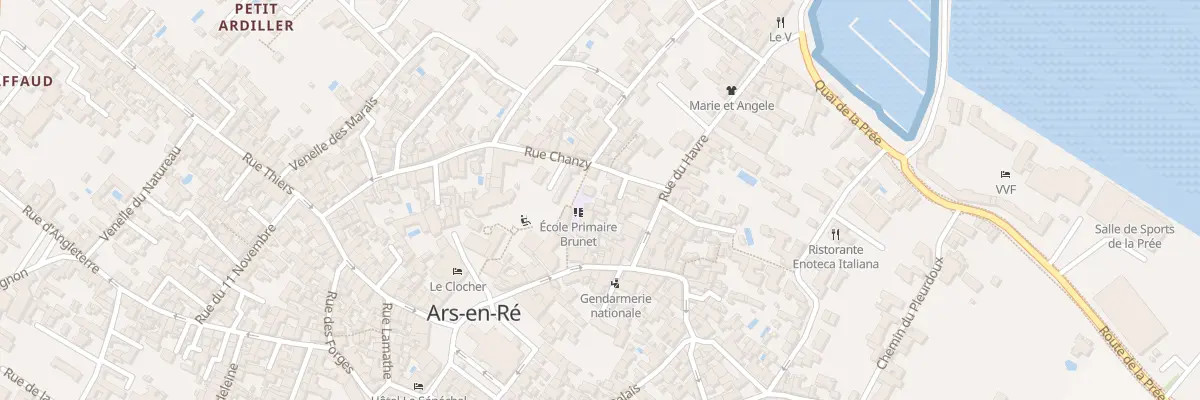 Plan du 22 Rue Chanzy à Ars-en-Ré
