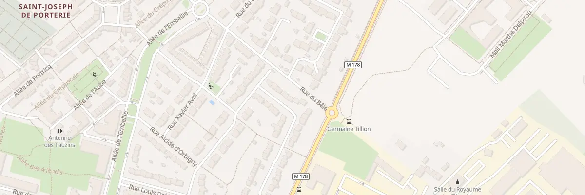 Plan du 92 Rue Jeanne la Corsaire à Nantes
