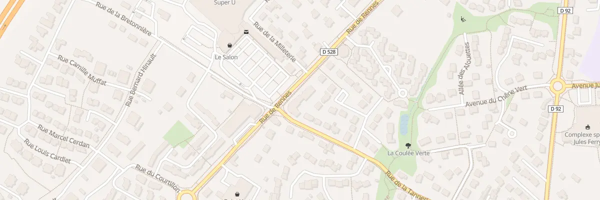 Plan du 95 Rue de rennes à Liffré