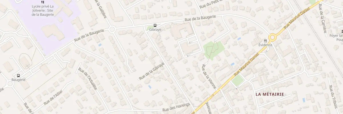 Plan du 18 Rue de la Gibraye à Saint-Sébastien-sur-Loire