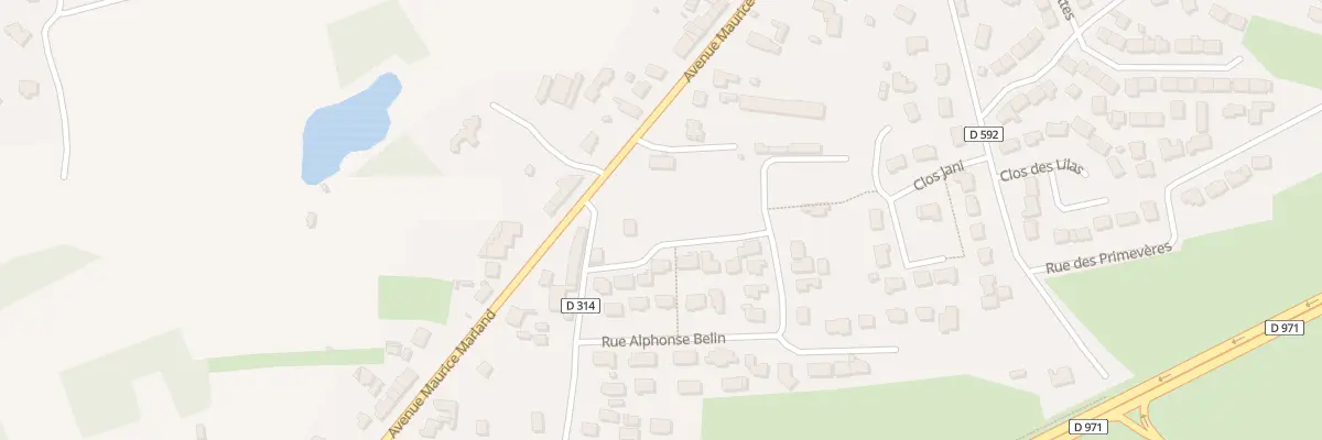 Plan du 56 Rue Alphonse Belin à Bréhal