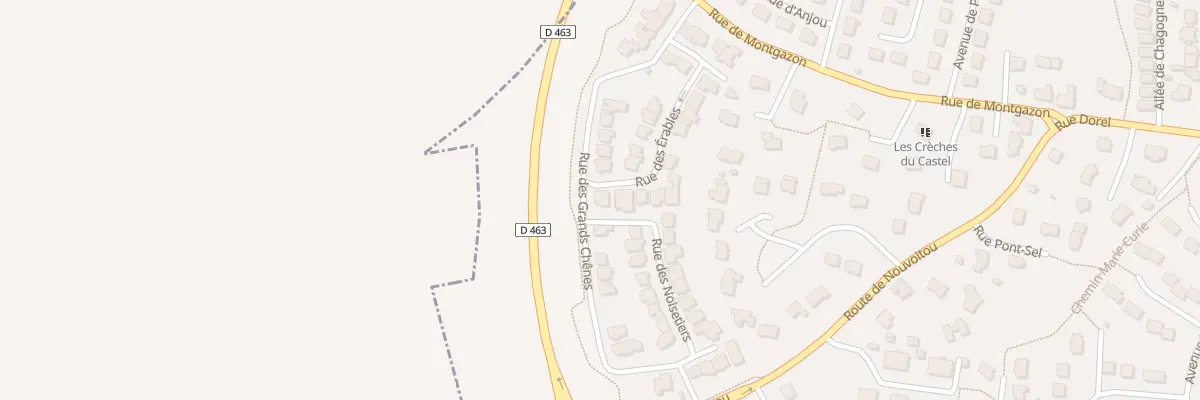 Plan du 31 Rue des Erables à Châteaugiron