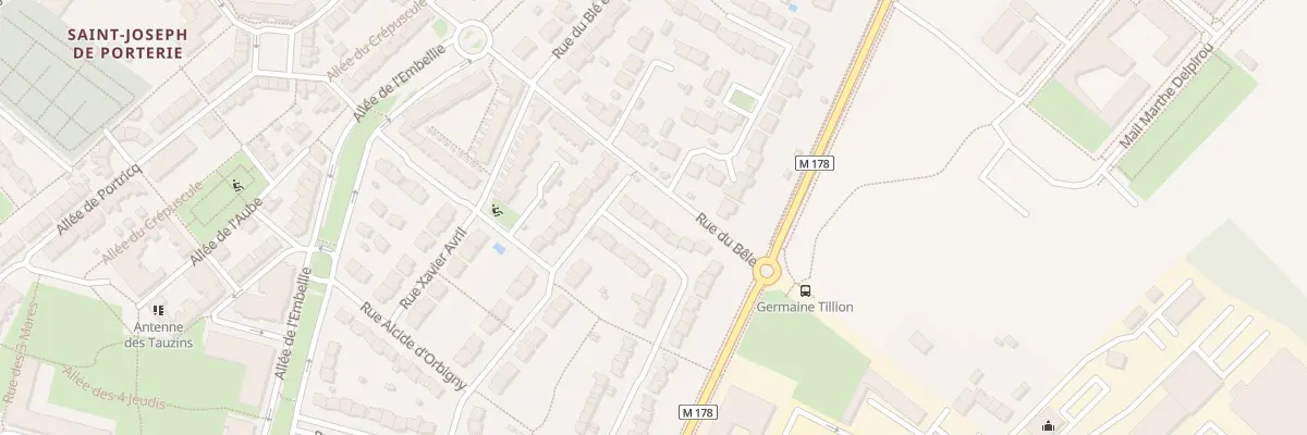 Plan du 96 Rue Jeanne la Corsaire à Nantes