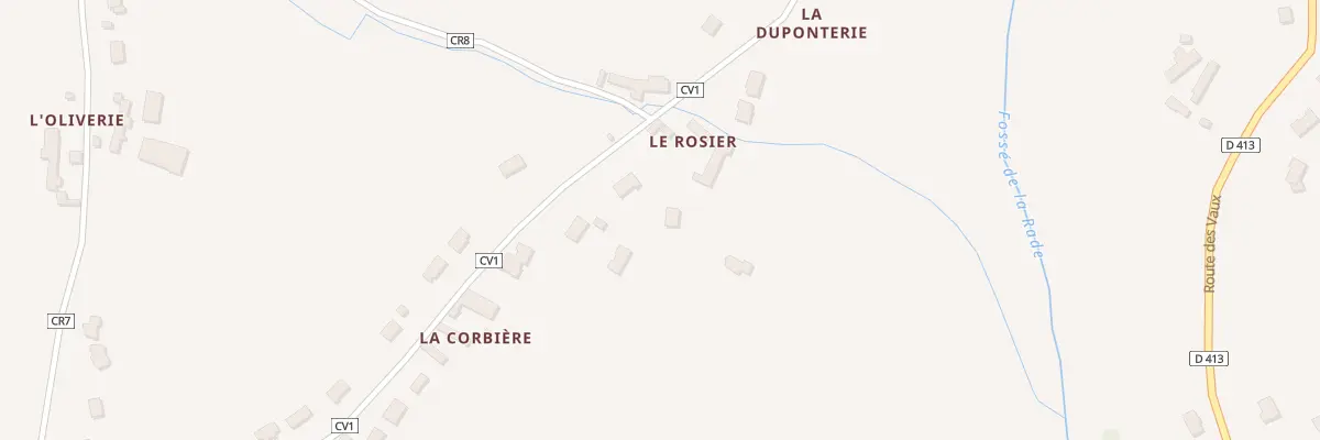 Plan du 44 Rte du Rosier à Digosville