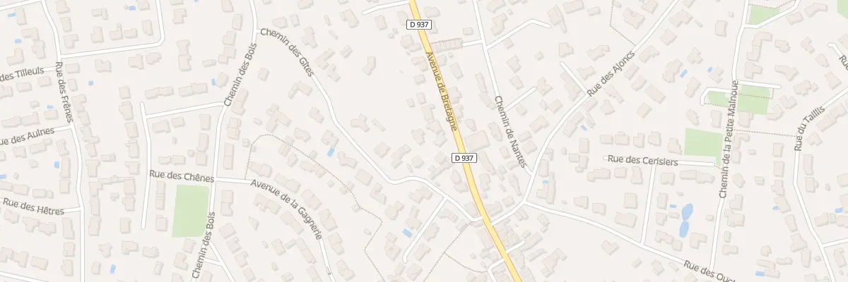 Plan du 31B Av de Bretagne à Geneston