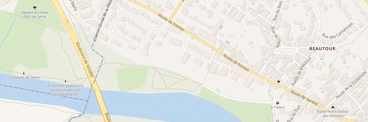 Plan du 36 Rte de Nantes à Vertou