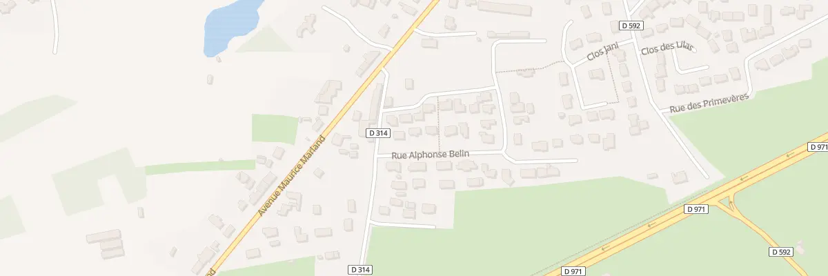 Plan du 3 Rue Alphonse Belin à Bréhal
