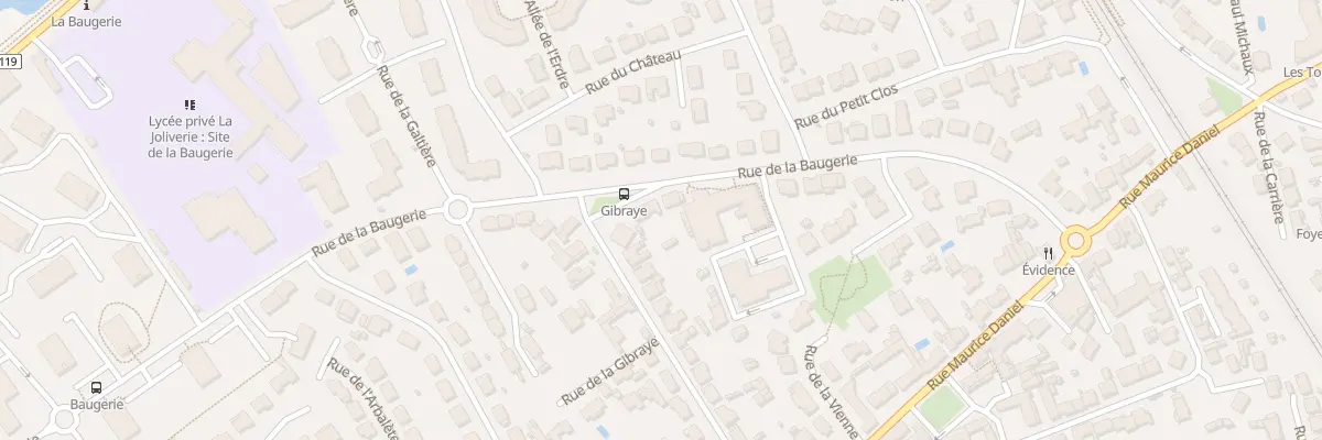 Plan du 50 Rue de la Baugerie à Saint-Sébastien-sur-Loire