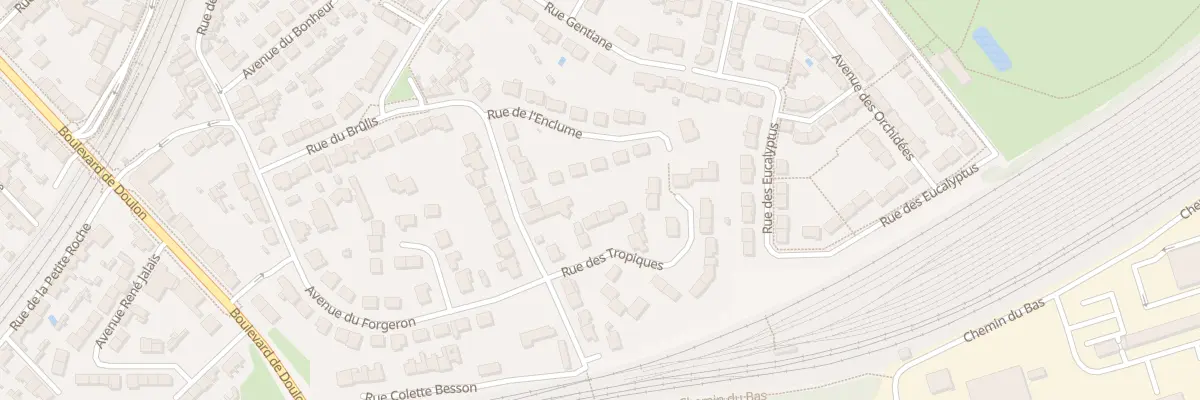 Plan du 5 Av des Tropiques à Nantes