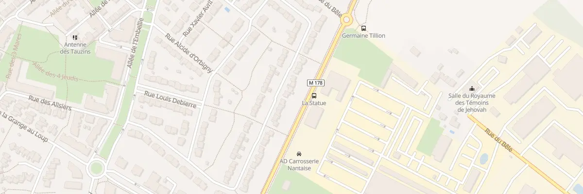 Plan du 60 Rue Jeanne la Corsaire à Nantes