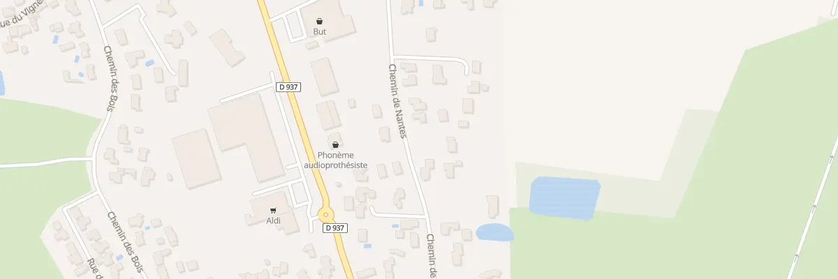 Plan du 41I Che de Nantes à Geneston