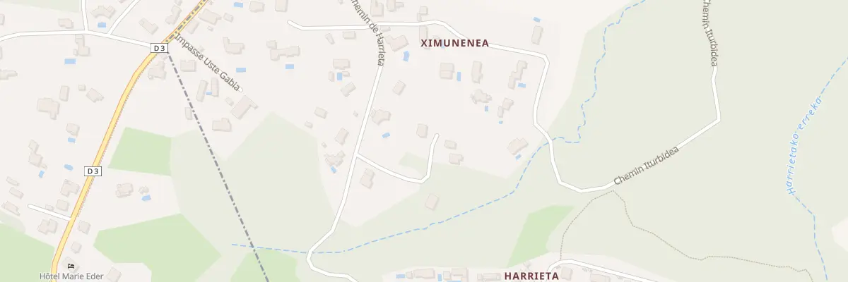 Plan du 87 Imp Marmounenia à Bassussarry