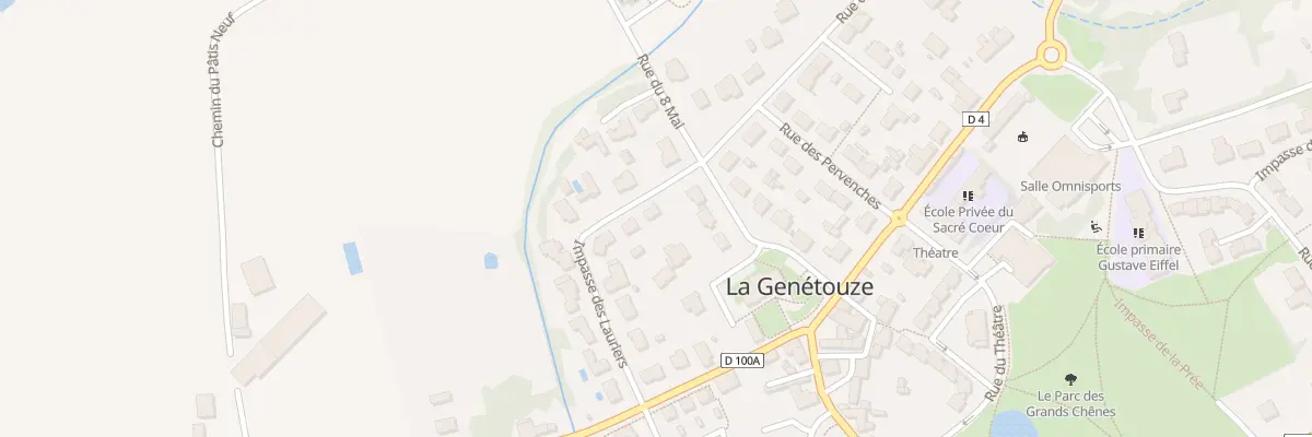 Plan du 1 Imp des Ajoncs à La Genétouze