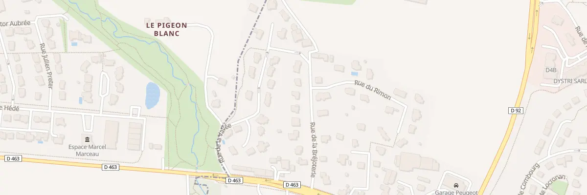 Plan du 11 Rue de la Brejoterie à Châteaugiron