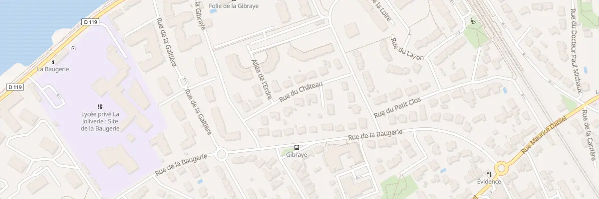 Plan du 8 Rue du Château à Saint-Sébastien-sur-Loire