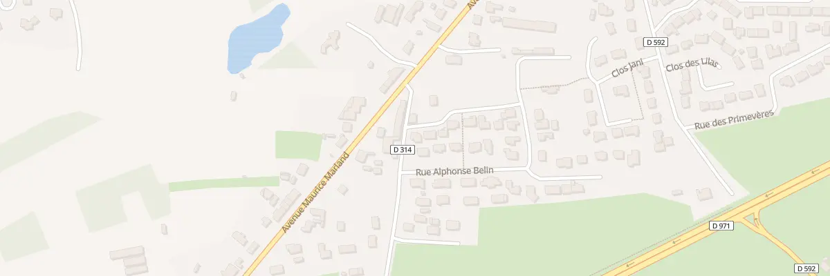 Plan du 31 Rue Alphonse Belin à Bréhal