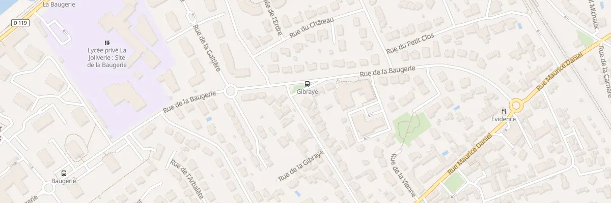 Plan du 28 Rue de la Gibraye à Saint-Sébastien-sur-Loire