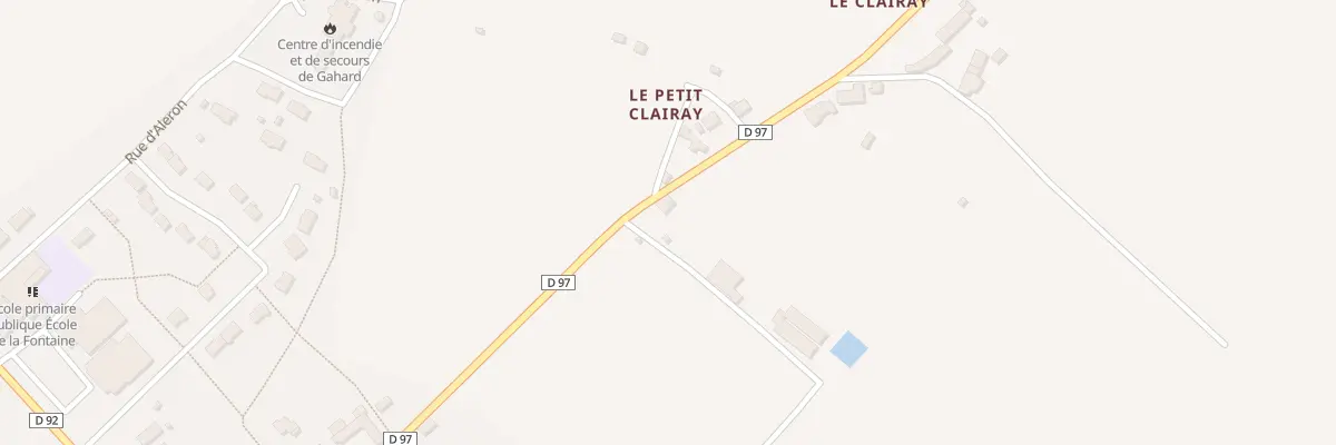 Plan du 5063 Le Clairay à Gahard