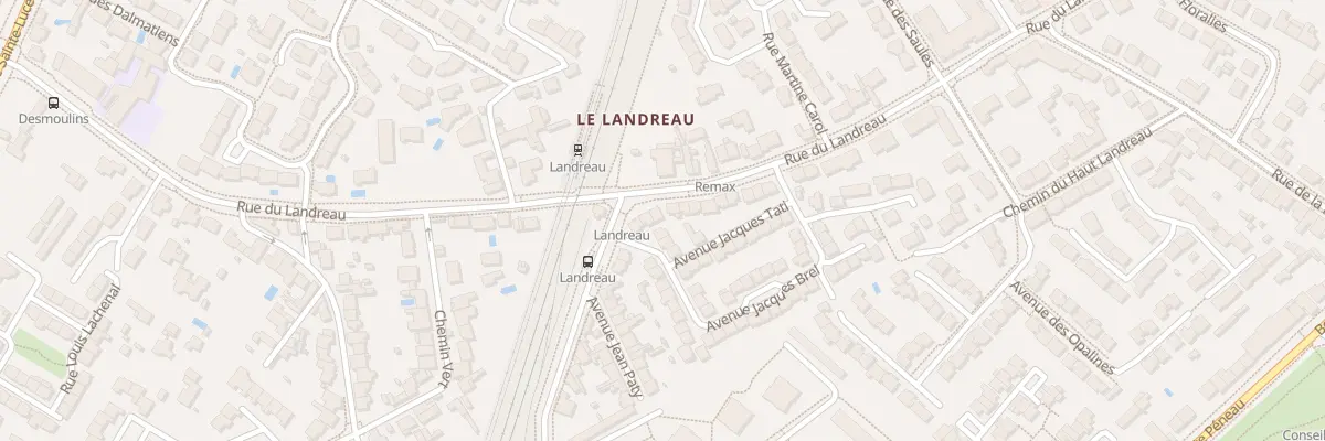 Plan du 54T Rue du Landreau à Nantes