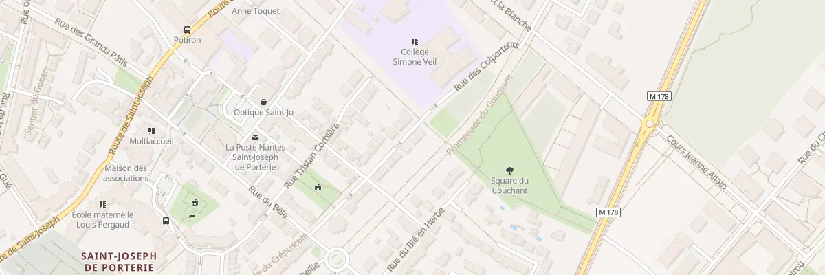 Plan du 22 Rue des Colporteurs à Nantes