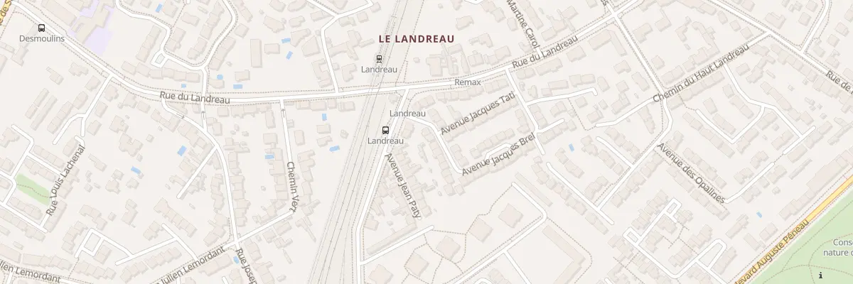 Plan du 4 Av Georges Brassens à Nantes