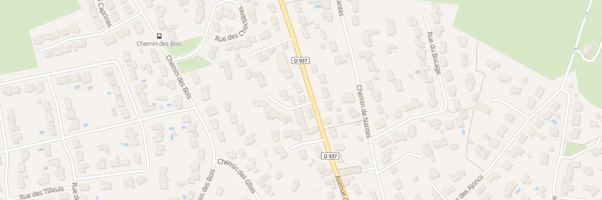 Plan du 59 Av de Bretagne à Geneston