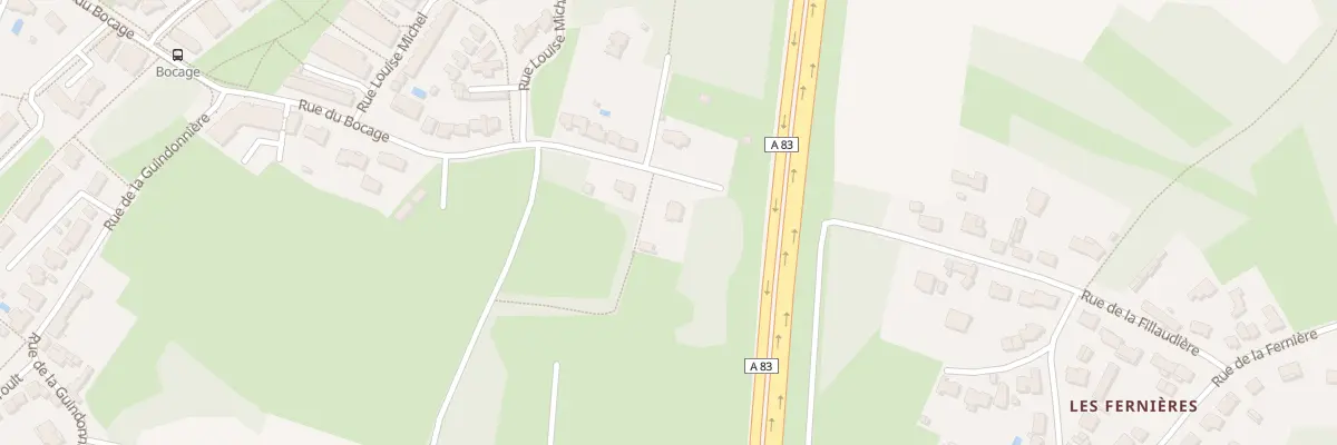 Plan du 16 Rue du Bocage aux Sorinières